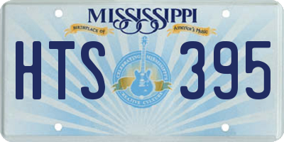 MS license plate HTS395