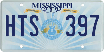 MS license plate HTS397