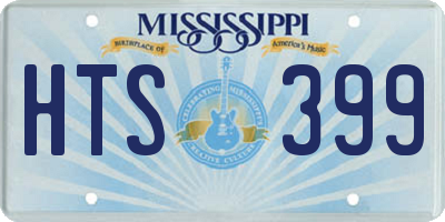 MS license plate HTS399
