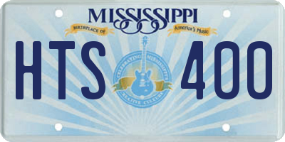 MS license plate HTS400