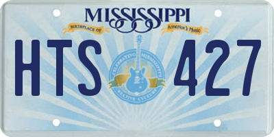 MS license plate HTS427
