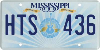 MS license plate HTS436
