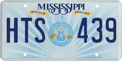 MS license plate HTS439