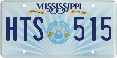 MS license plate HTS515