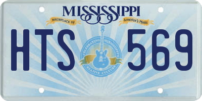 MS license plate HTS569