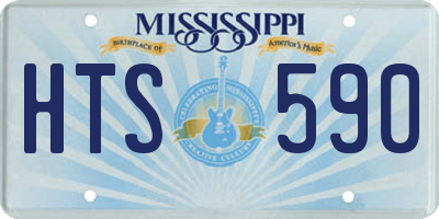 MS license plate HTS590