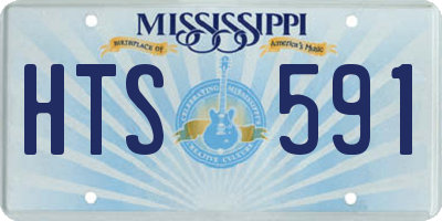 MS license plate HTS591