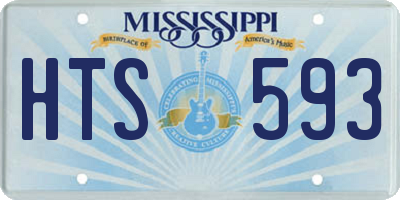 MS license plate HTS593