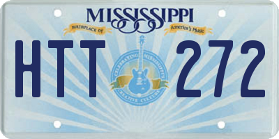 MS license plate HTT272