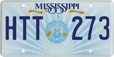 MS license plate HTT273