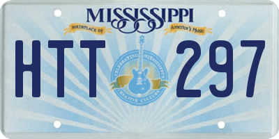 MS license plate HTT297