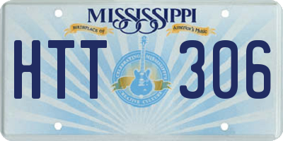 MS license plate HTT306