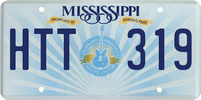 MS license plate HTT319