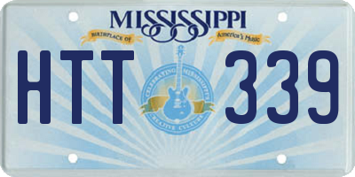 MS license plate HTT339