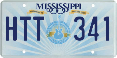 MS license plate HTT341