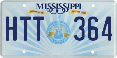 MS license plate HTT364