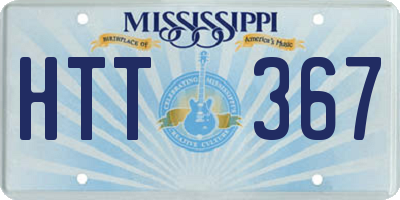 MS license plate HTT367