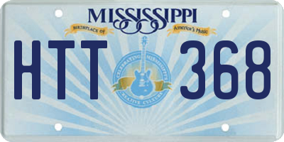 MS license plate HTT368