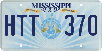 MS license plate HTT370