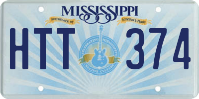 MS license plate HTT374