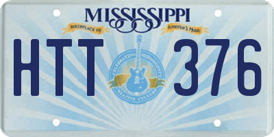 MS license plate HTT376