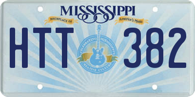 MS license plate HTT382