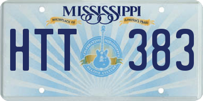 MS license plate HTT383