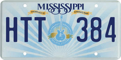 MS license plate HTT384