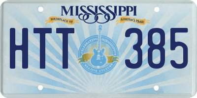 MS license plate HTT385