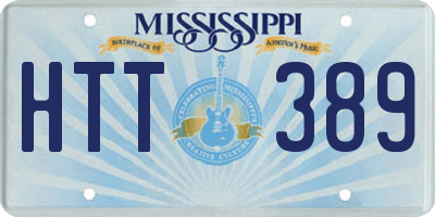 MS license plate HTT389