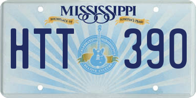 MS license plate HTT390