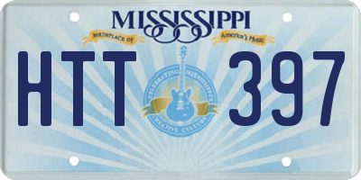 MS license plate HTT397