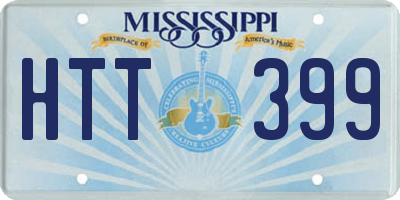 MS license plate HTT399
