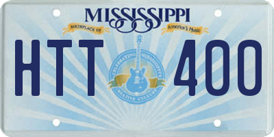 MS license plate HTT400