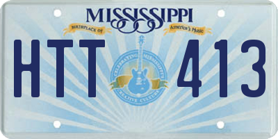 MS license plate HTT413