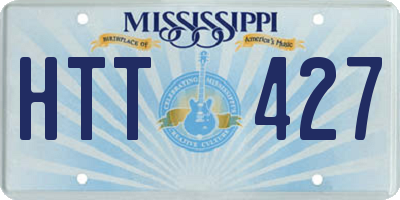 MS license plate HTT427