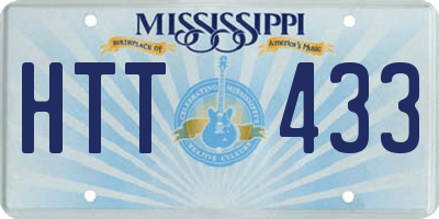 MS license plate HTT433