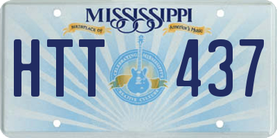 MS license plate HTT437
