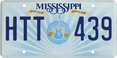 MS license plate HTT439