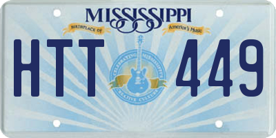 MS license plate HTT449