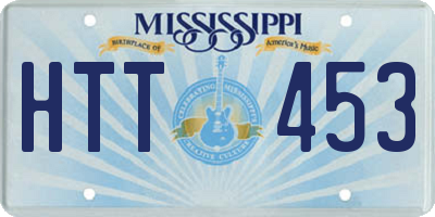 MS license plate HTT453