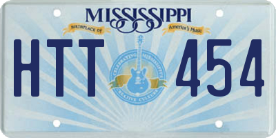 MS license plate HTT454