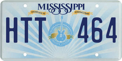 MS license plate HTT464