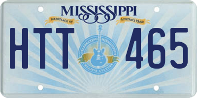 MS license plate HTT465