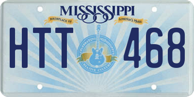 MS license plate HTT468