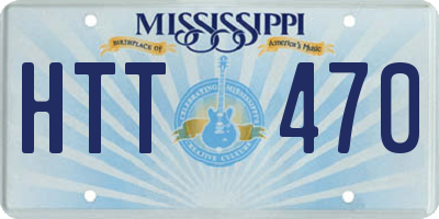 MS license plate HTT470