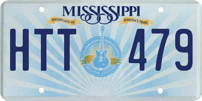 MS license plate HTT479