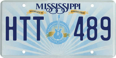 MS license plate HTT489