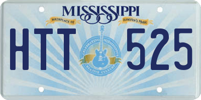 MS license plate HTT525