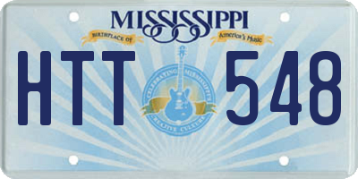 MS license plate HTT548